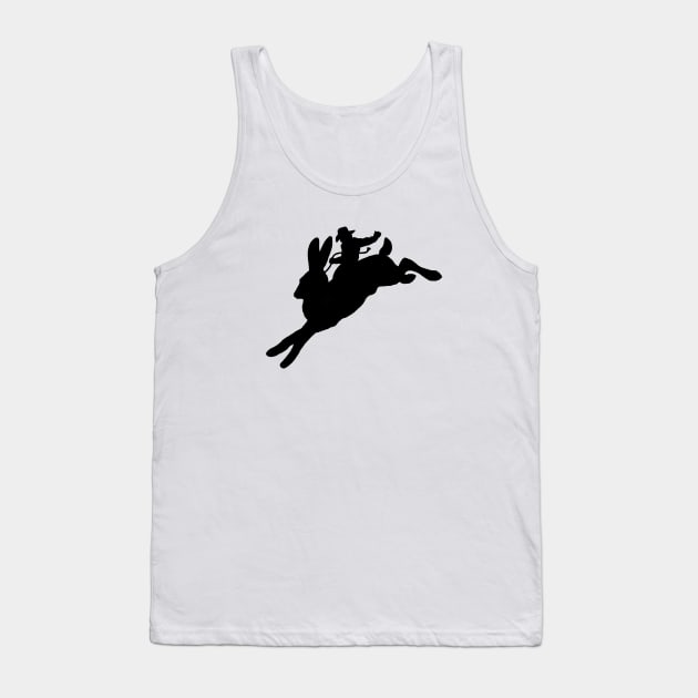 Jackrabbit Cowboy Tank Top by RawSunArt